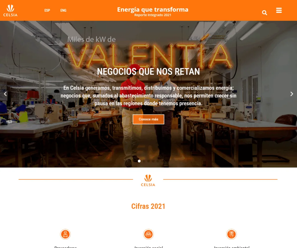Reporte integrado Celsia