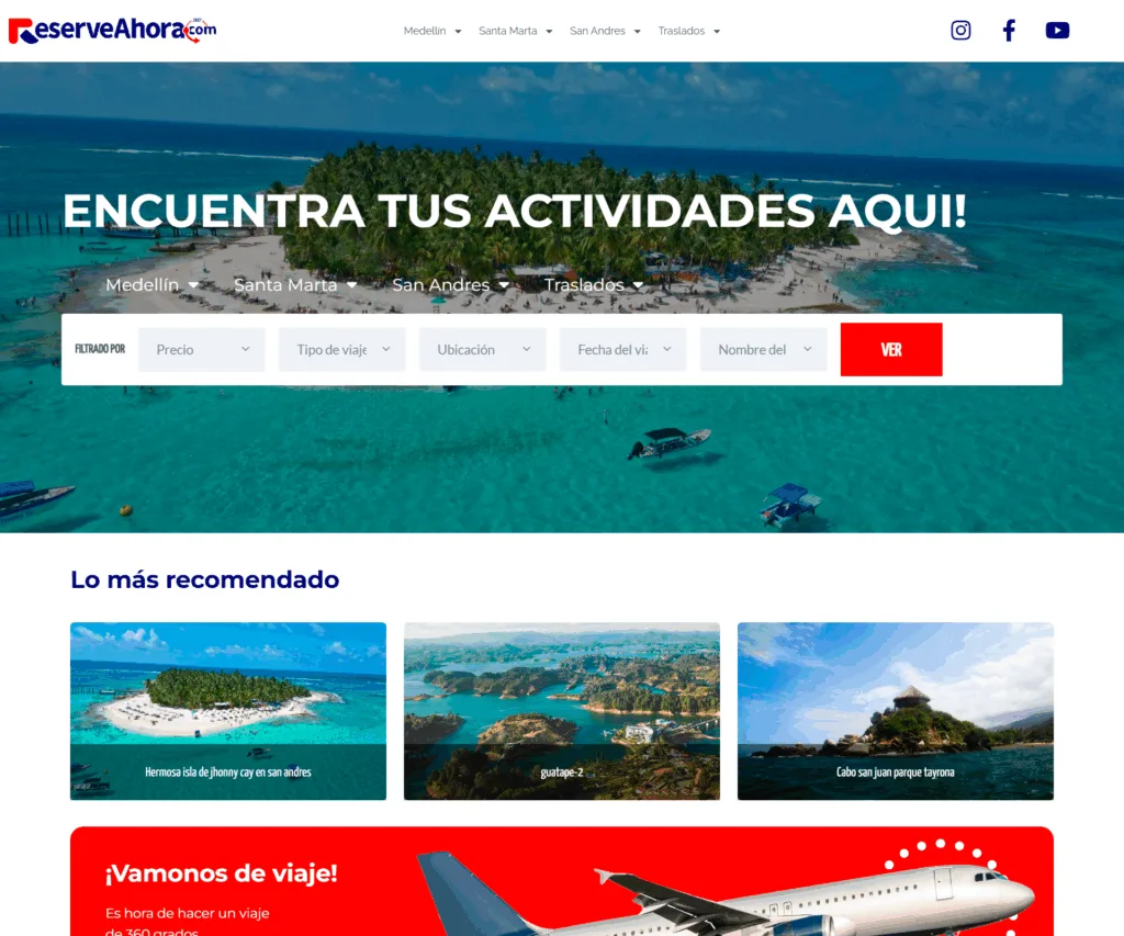 Reserve Ahora